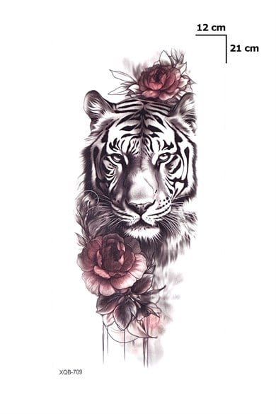 Kaplan Dövme Geçici Tattoo
