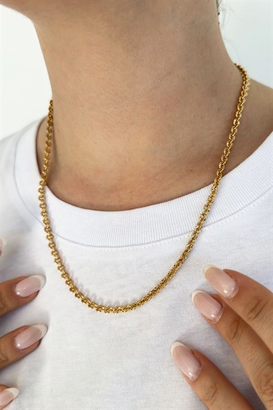 Rose Gold Renk Zincir Kolye