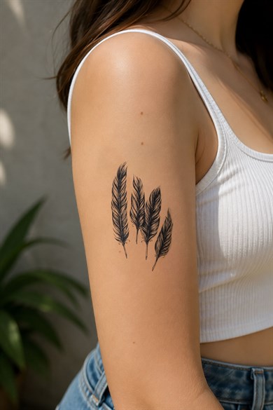 Tüy Mini Geçici Dövme Tattoo