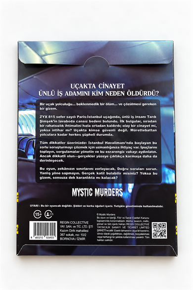 Dedektif Cinayet Çözme Oyunu-Uçakta Cinayet