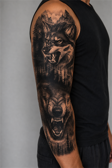 Kurt Kol Geçici Dövme Tattoo