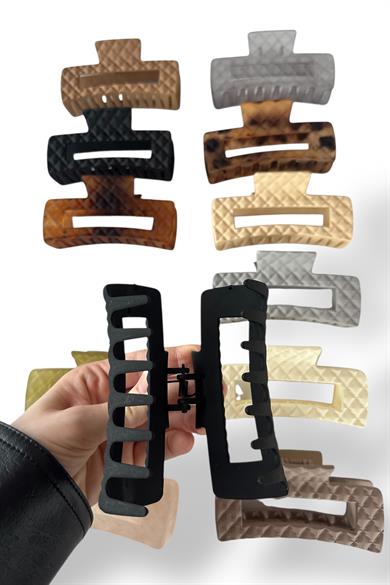 12li Karışık Renk Mandal Toka Set