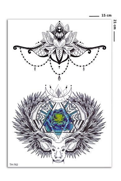 Motifli Dövme Geçici Tattoo