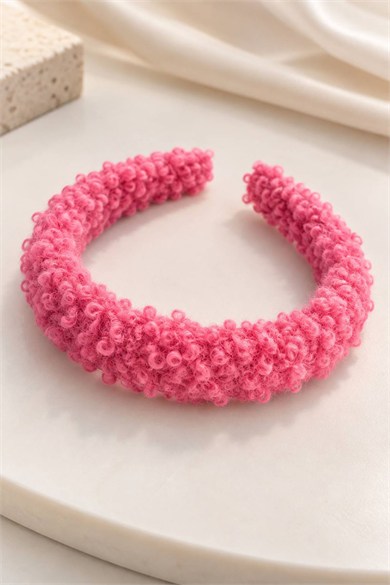 Pembe Renk Peluş Taç