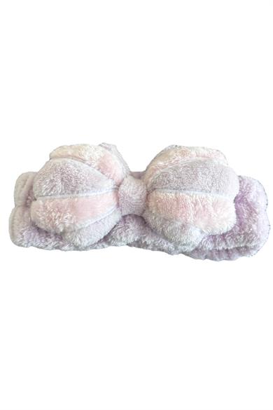 Lila Renk Kurdele Figürlü Peluş Saç Bandı