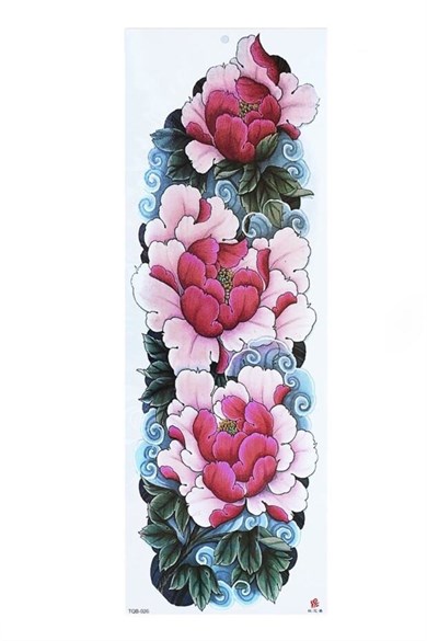 Çiçek Dövme Geçici Kol Tattoo
