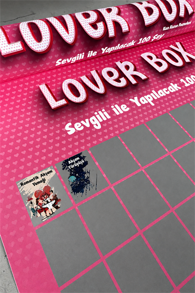 Lover Box Sevgili Ile Yapılacak 100 Şey Kazınabilir Poster