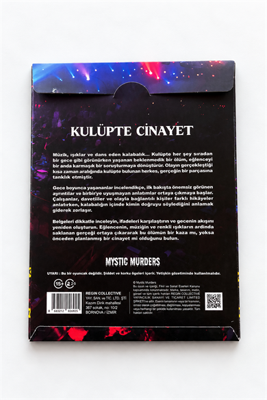 Dedektif Cinayet Çözme Oyunu-Kulüpte Cinayet 