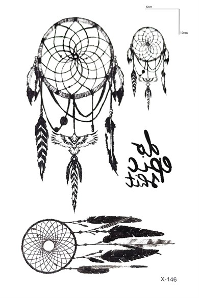 Düş Kapanı Mini Geçici Dövme Tattoo