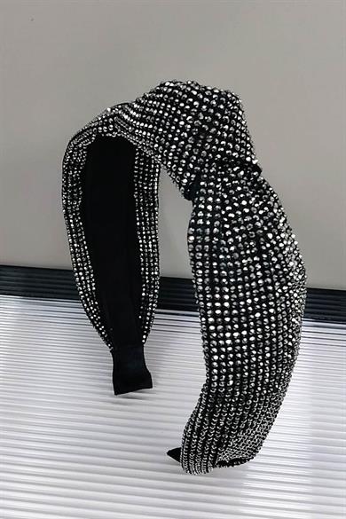 Siyah Renk Taş Detaylı Taç