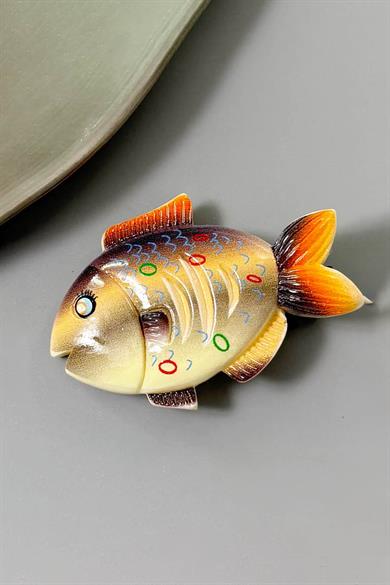 Balık Figürlü Yan Toka