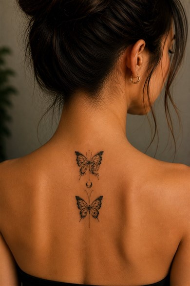 Kelebekler Mini Geçici Dövme Tattoo