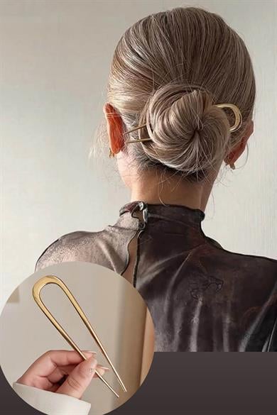 Altın  Renk Metal Topuz Tokası