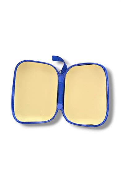 Koyu Mavi Renk Emojili Çocuk Cüzdan