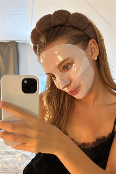 Kahve Renk Spa Havlu Taç 