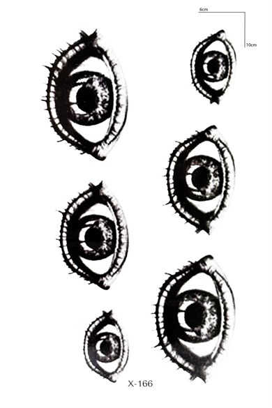 Göz Mini Geçici Dövme Tattoo