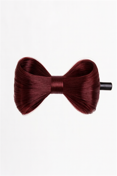 Kızıl Renk Saçlı Kurdele Figürlü Pens Toka