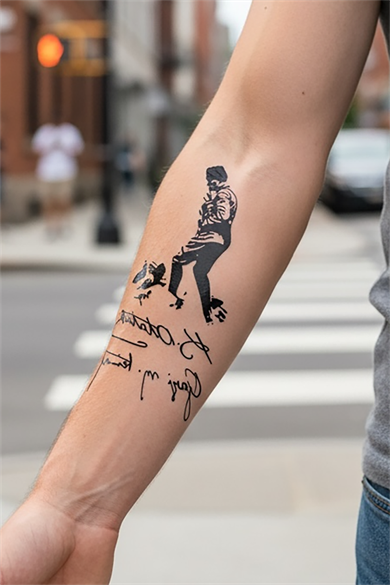 Geçici Atatürk İmza Dövme Tattoo