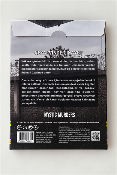 Dedektif Cinayet Çözme Oyunu-Cezaevinde Cinayet