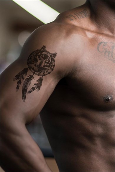 Düş Kapanı Figürlü 12 Saat Sonra Kararan Geçici Dövme Tattoo