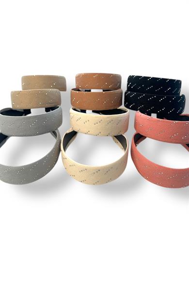 12´li Karışık Renk Taşlı Taç Set