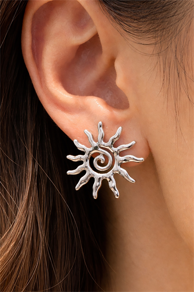 Gümüş Renk Küpe (Çift)