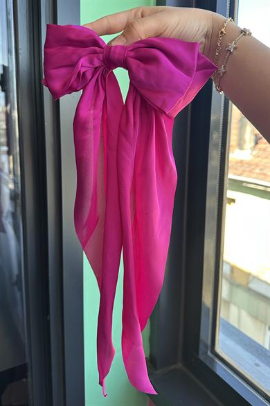 Pembe Renk Kurdele Figürlü Otomat Toka