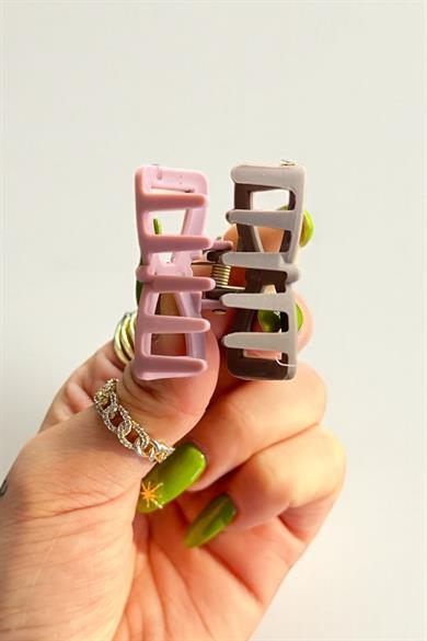 12li Karışık Renk Mini Mandal Toka Set