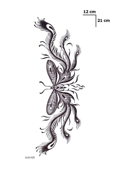 Kelebek Dövme Geçici Tattoo