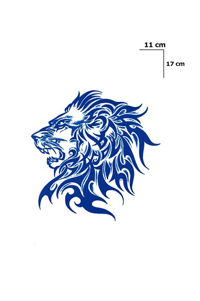 Aslan Sonradan Kararan Yarı Kalıcı Geçici Dövme Tattoo