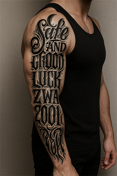 Yazı Detaylı 12 Saat Sonra Kararan Geçici Kol Dövme Tattoo