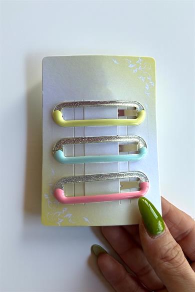 30lu Karışık Renk Yan Toka Set