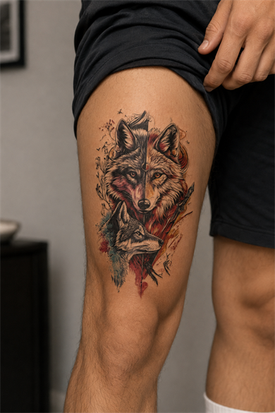 Kurt Dövme Geçici Tattoo