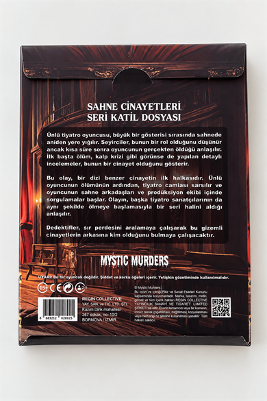 Dedektif Cinayet Çözme Oyunu-Sahne Cinayetleri