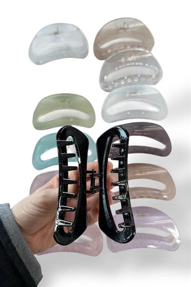 12li Karışık Renk Mandal Toka Set