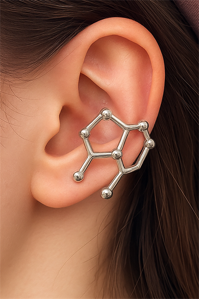 Gümüş Renk YSX Ear Cuff (Tek)