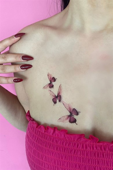 Kelebek Mini Geçici Dövme Tattoo