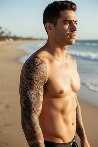 Geçici Yazı Detaylı Dövme Tattoo