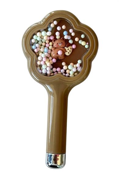 Kahverengi Ayıcık Detaylı Saç Tarama Fırçası/ Tarak