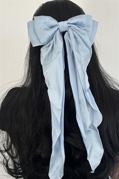 Açık Mavi Renk Kurdele Figürlü Otomat Toka