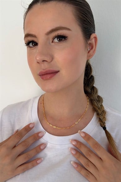 Rose Gold Renk Zincir Kolye