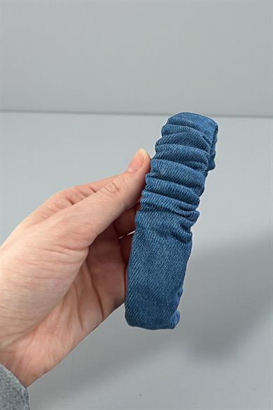 12´li Karışık Renk Kot Detaylı Taç Set