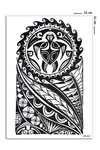 Maori Geçici Dövme Tattoo