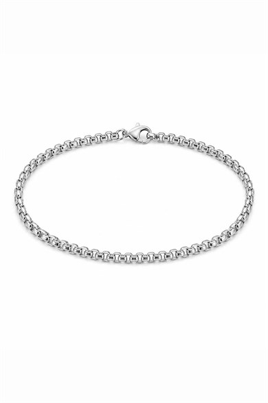 Gümüş Renk Zincir Çelik Bileklik (Unisex)