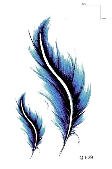 Tüy Mini Geçici Dövme Tattoo