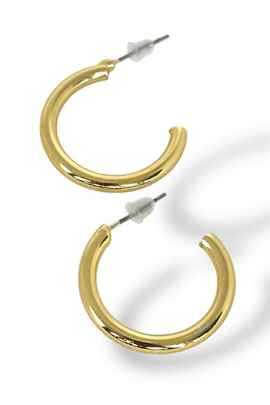 Altın Renk Halka Küpe