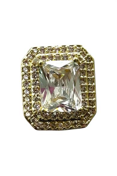 Altın Renk Taş Detaylı Ajda Charm / Kolye/ Bileklik Ucu