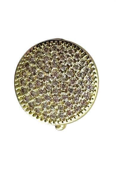 Altın Renk Taş Detaylı Ajda Charm / Kolye/ Bileklik Ucu