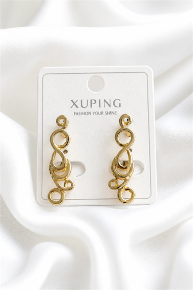 Altın Renk Xuping Küpe (Çift)