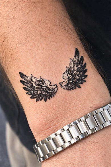 Geçici Kanat Figürlü Mini Dövme Tattoo